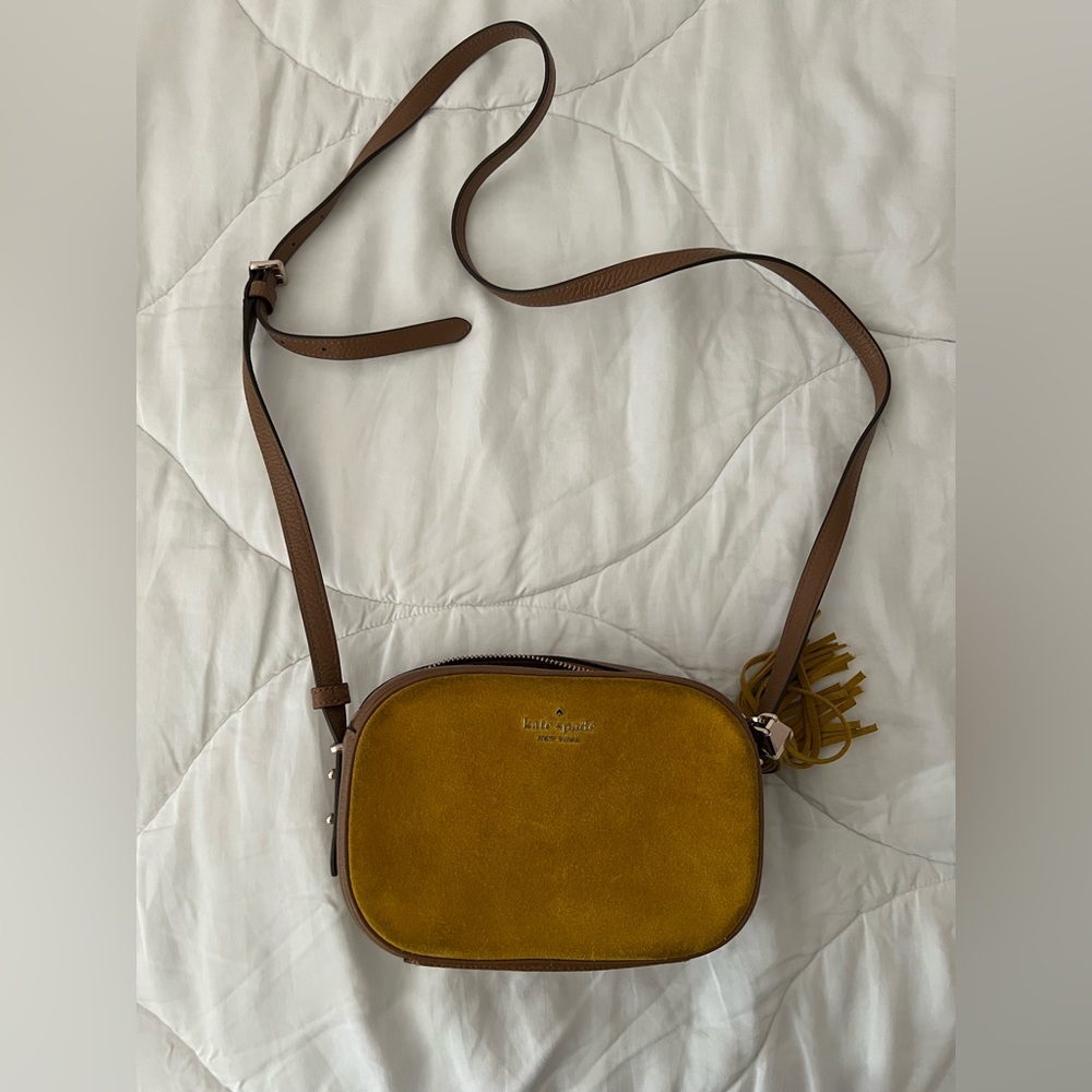 Kate spade yellow crossbody bag